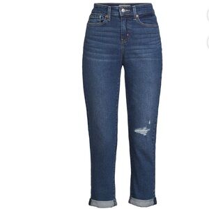 LEVIS Signature by Levi Strauss & Co Women's Mid Rise Slim Fit Boyfriend Jeans